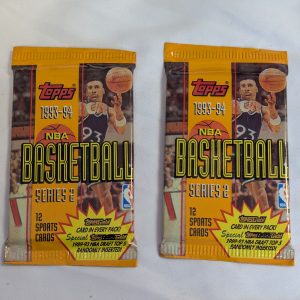 2 Packs of Topps 1993-94 NBA Series 2/ Trading Cards