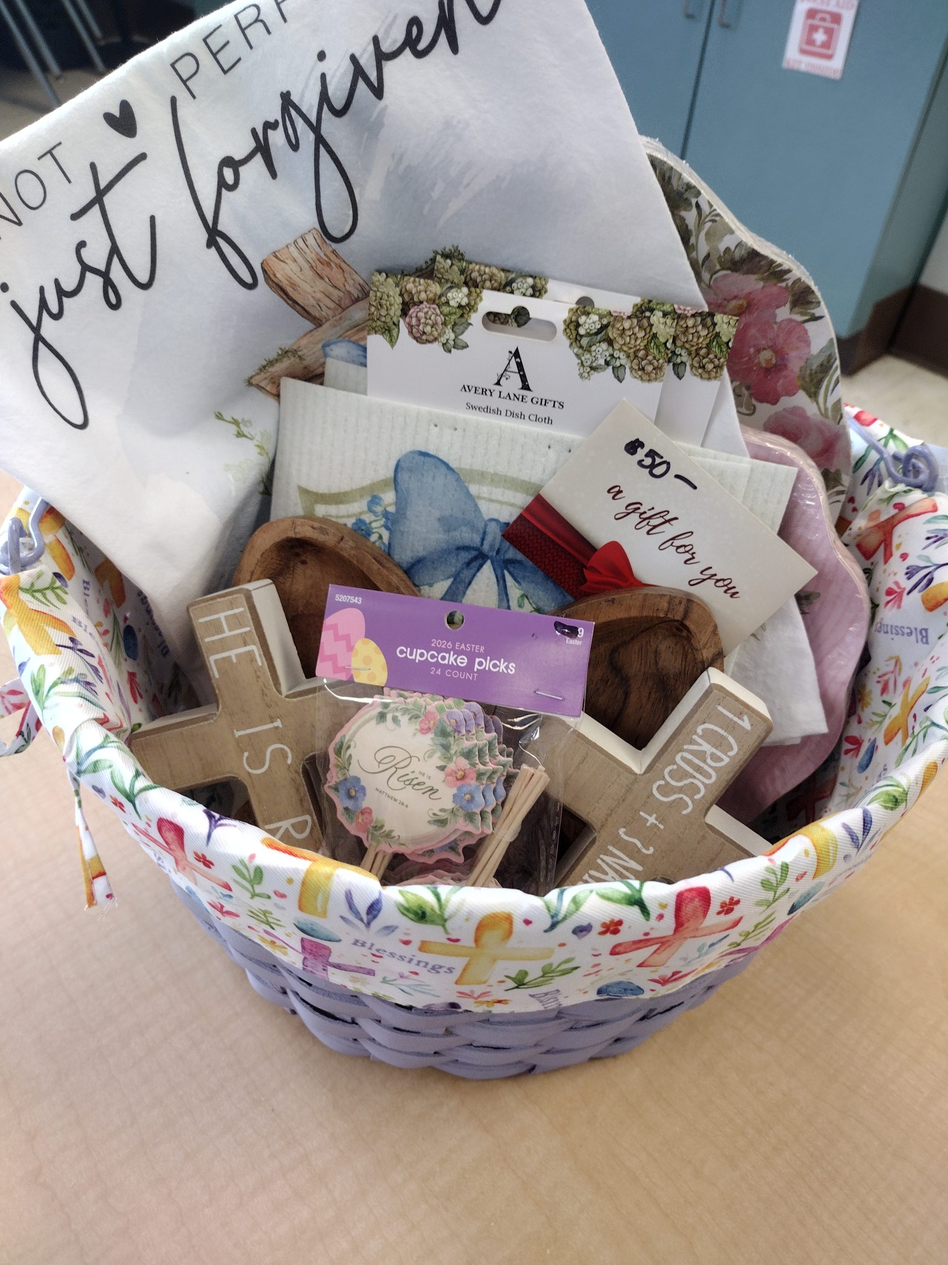 Easter Basket w/ $50 Old Timey Meat Market Gift Card
