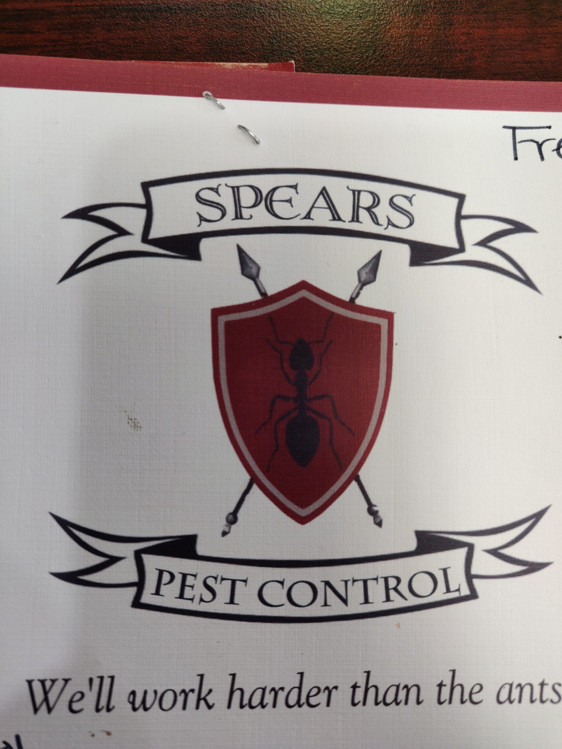 Spears Pest Control Gift Certificate