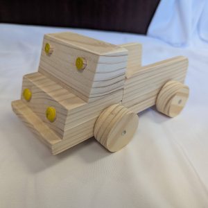 Handcrafted Wood Toy Dump Truck