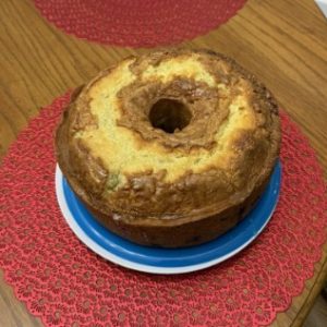 Lemon Blueberry Poundcake with Lemon Glaze