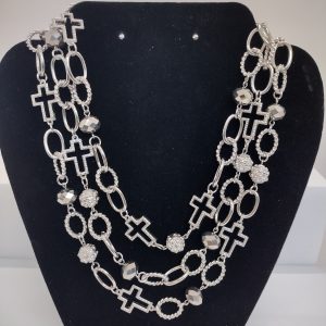 Vintage Premier Design/ Multi Layered Necklace with Matching Bracelet