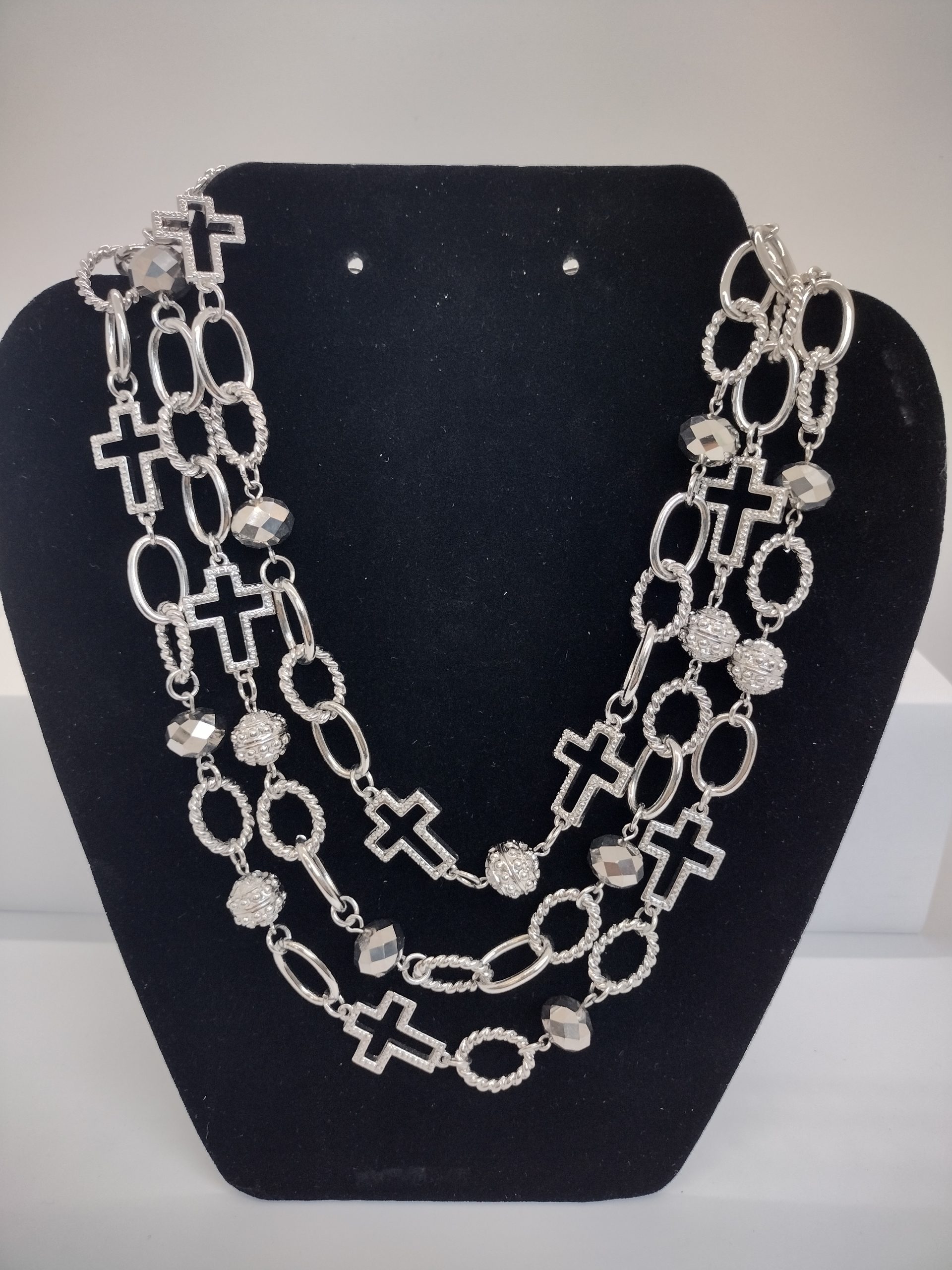 Vintage Premier Design/ Multi Layered Necklace with Matching Bracelet