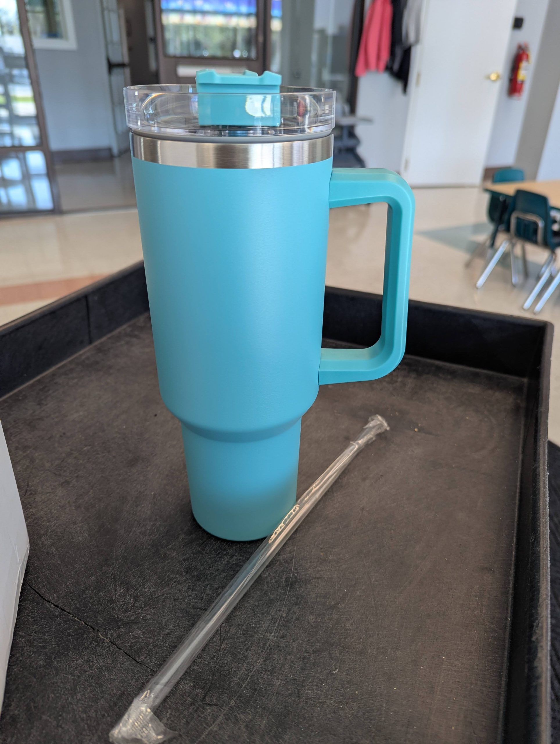 40 oz. Teal Stainless Steal Tumbler