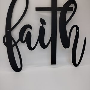 Faith/ Metal Wall Decor