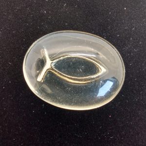 Christian Fish Pocket "Worry Stone"