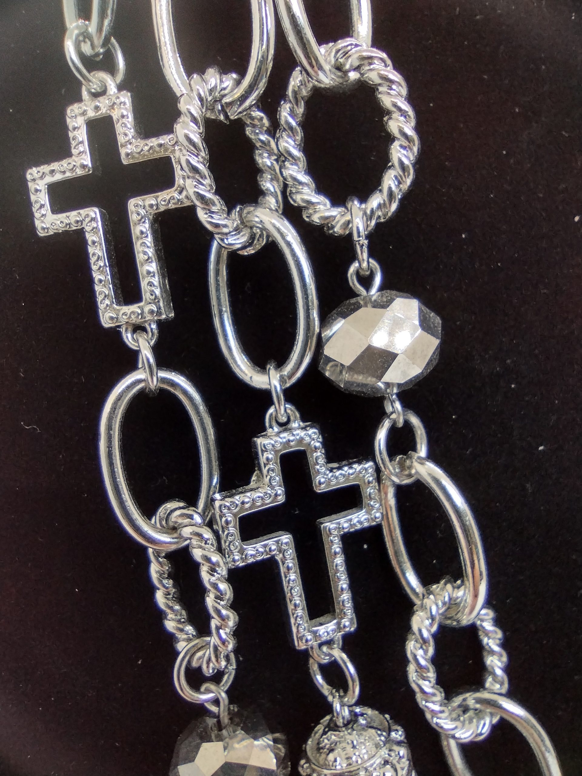 Vintage Premier Design/ Multi Layered Necklace with Matching Bracelet - Image 2