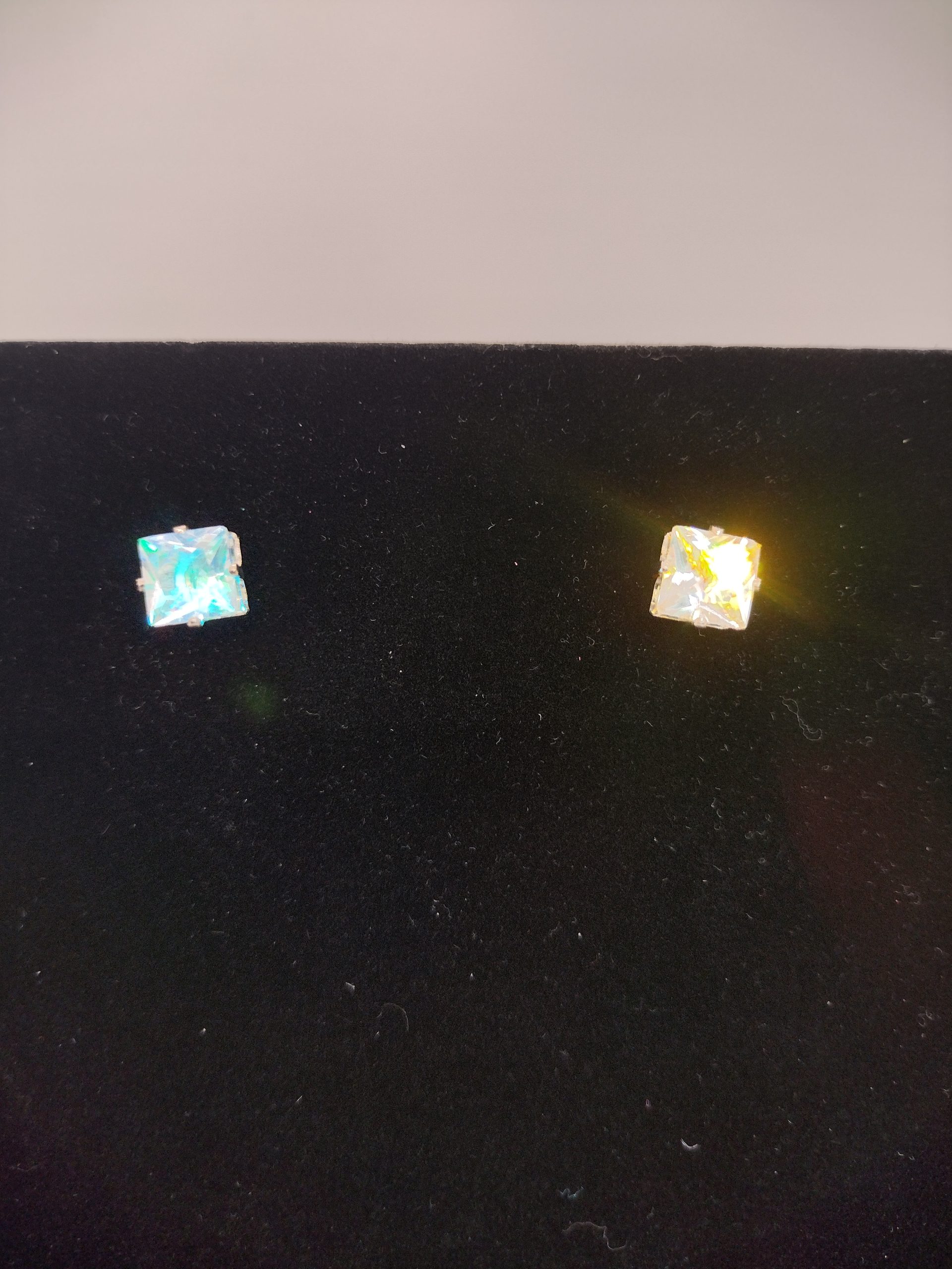 Cubic Zirconia Earrings with LED Light Up Feature - Image 3