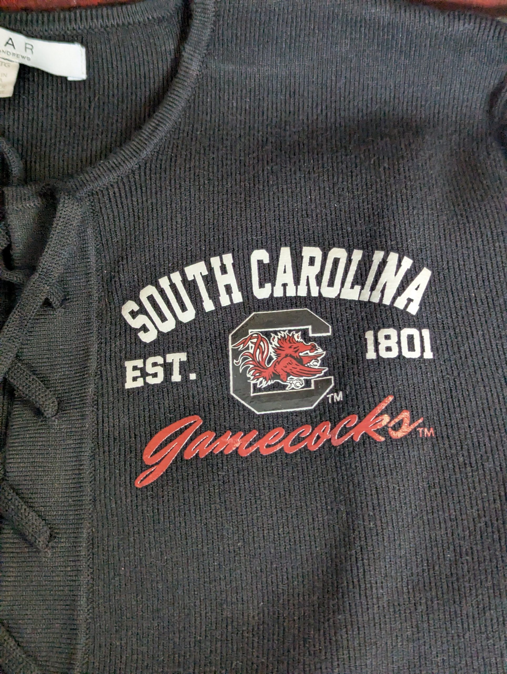 Women's XL Long Sleeved Black Gamecocks Dress - Image 5