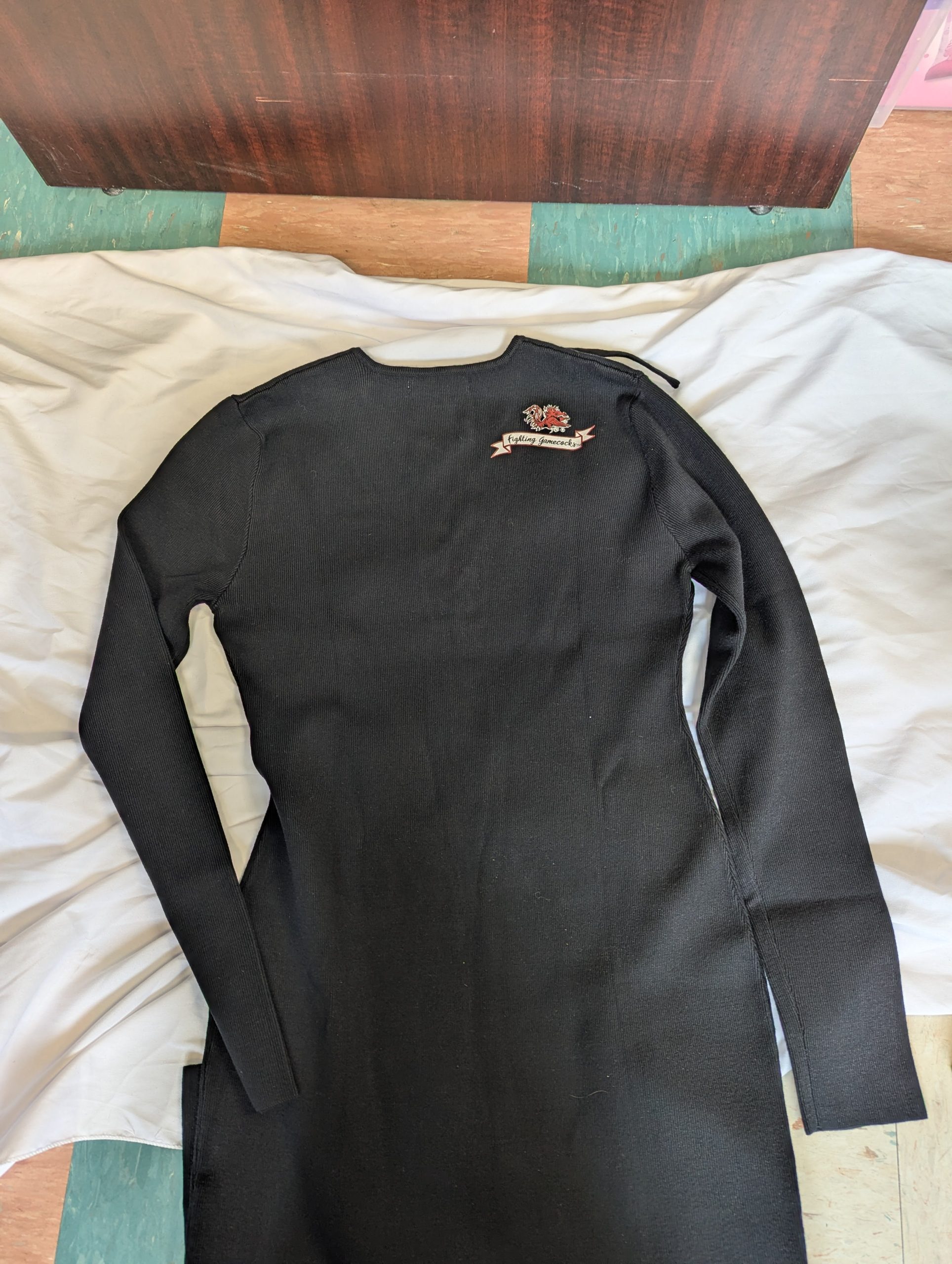 Women's XL Long Sleeved Black Gamecocks Dress - Image 2