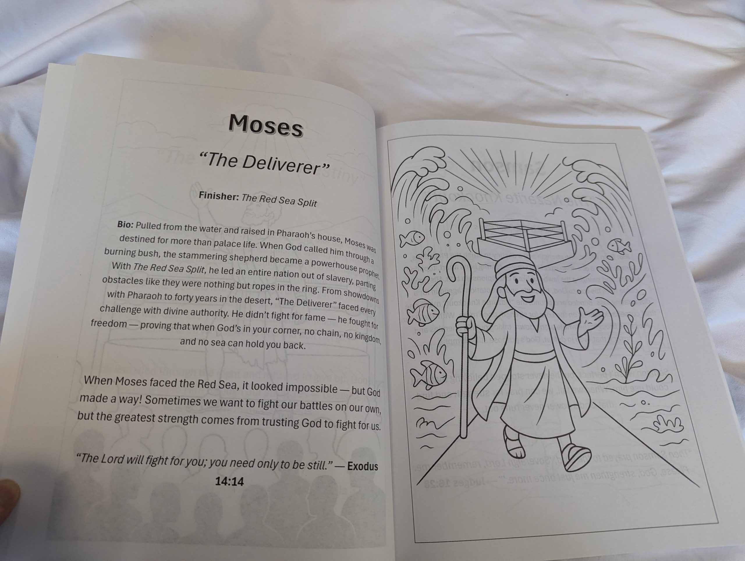 Good Fight League: Biblical Champions Coloring Book Set #1 - Image 4