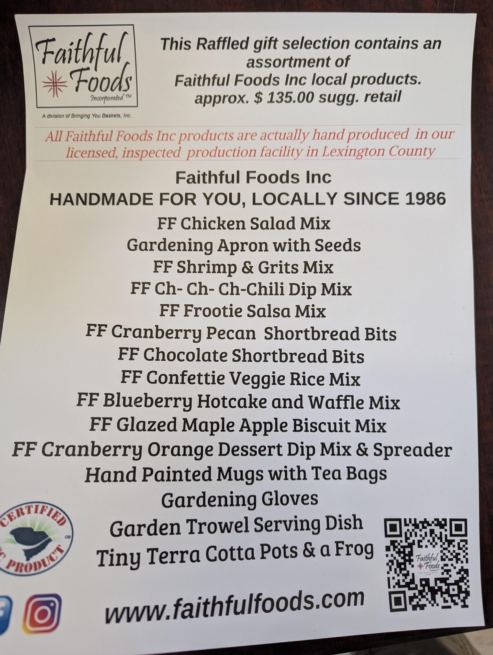 Faithful Foods Gift Basket - Image 6