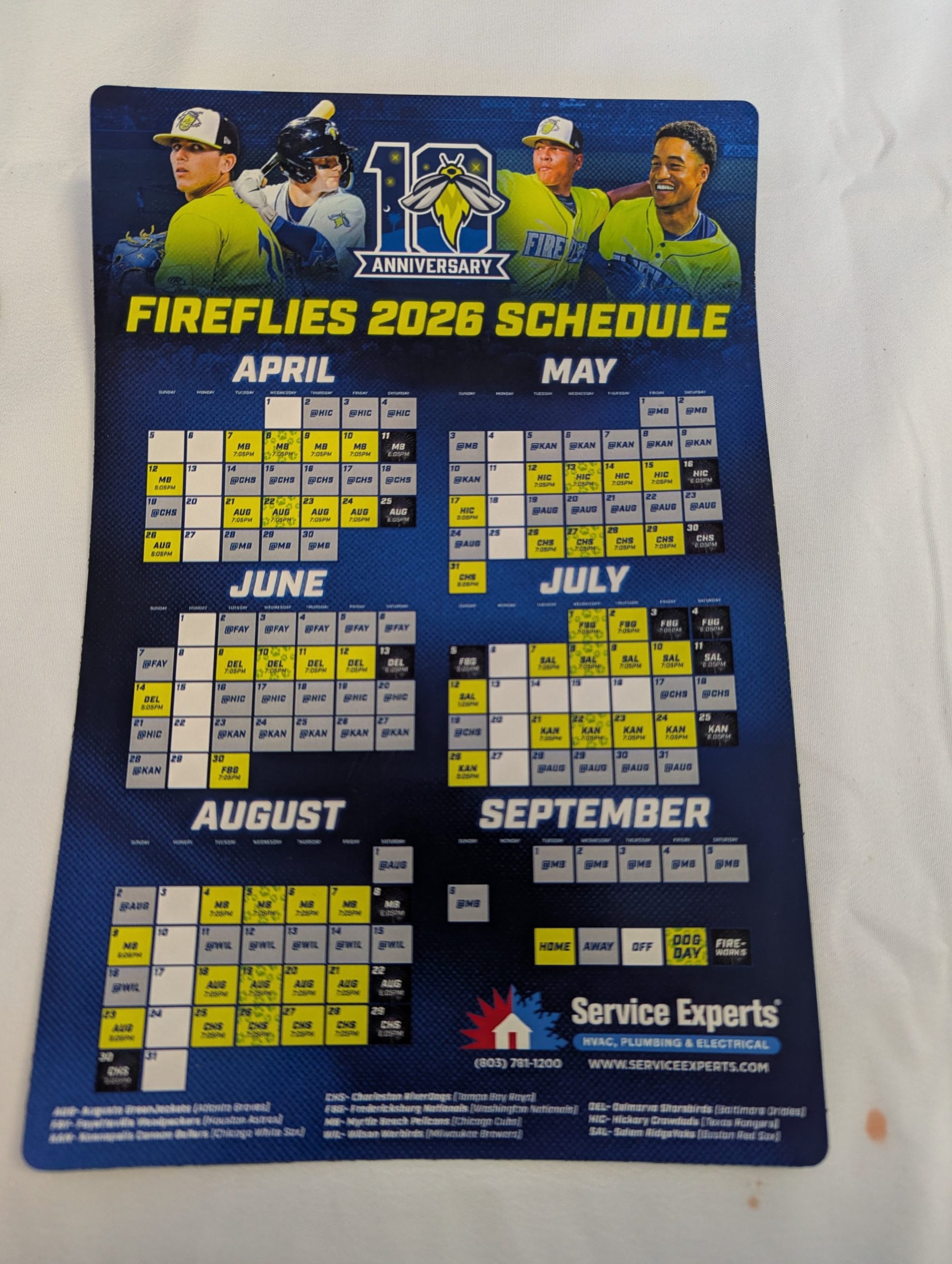 Columbia Fireflies Baseball - Image 2